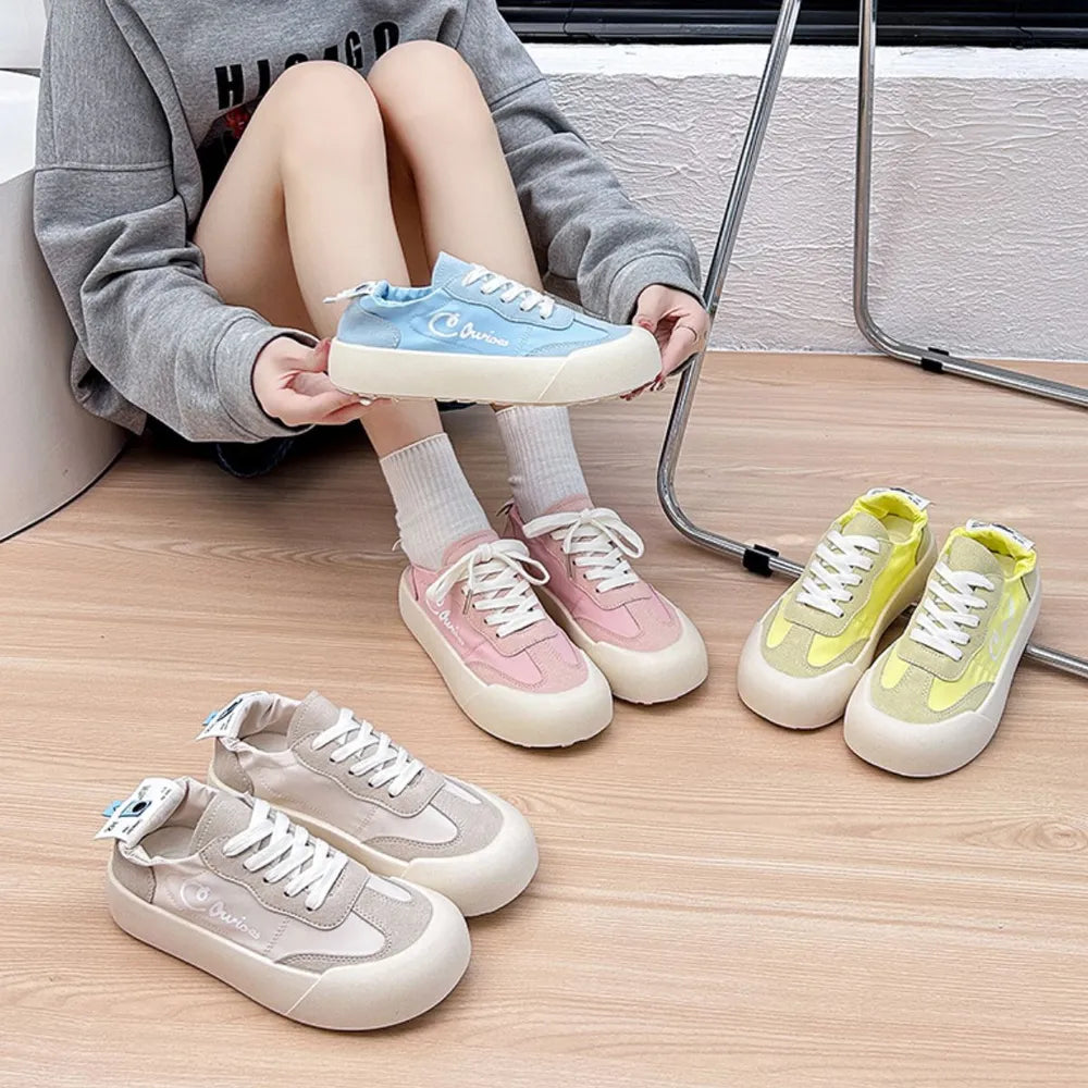 Female student height increasing thick soled sports board shoes casual shoes for women
