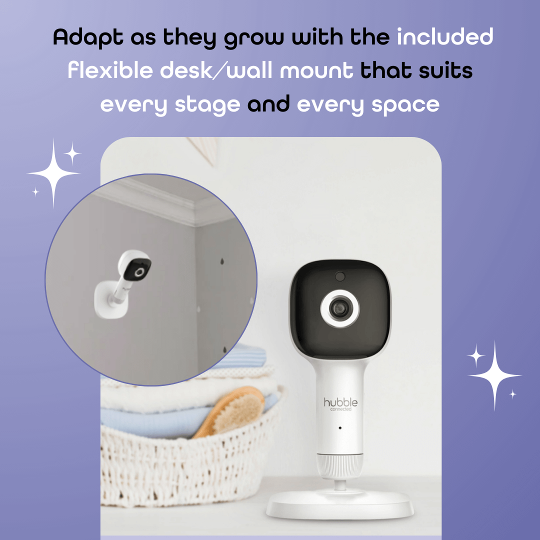 SkyVision AI with Adjustable Crib Mount
