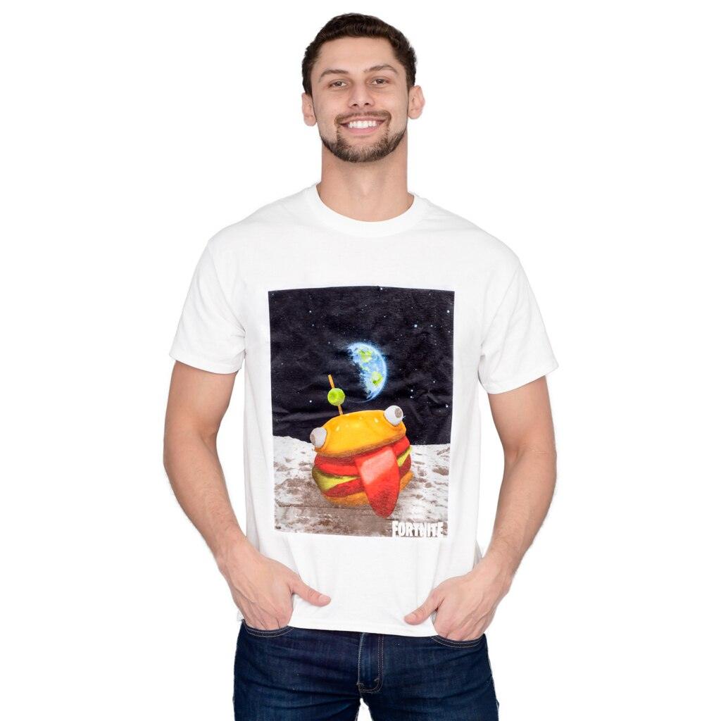 Fortnite Durrr Burger Space Adult White T-shirt