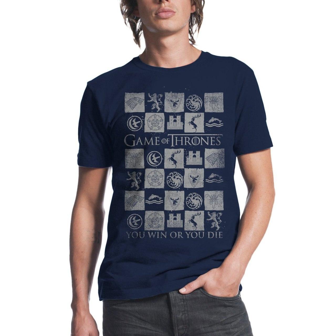 Game of Thrones You Win or You Die Crests T-Shirt