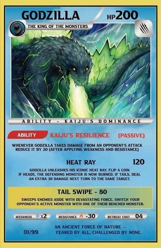 Godzilla [Kai-Sei Era] #3 - ECC Exclusive Sukesha Ray Playing Card Set (10/8/25)