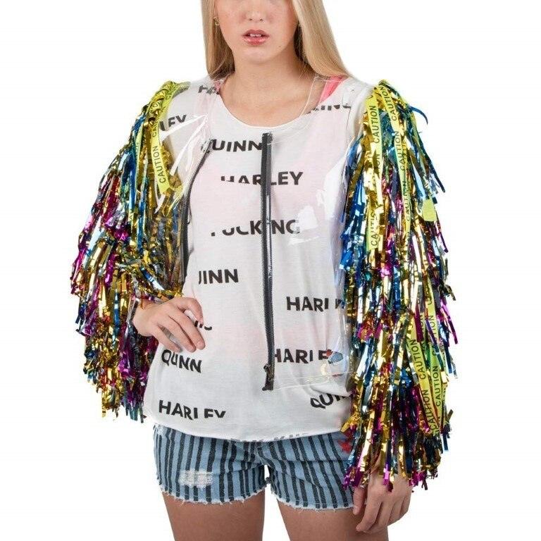 Harley Quinn Birds of Prey Cosplay Distressed T-Shirt