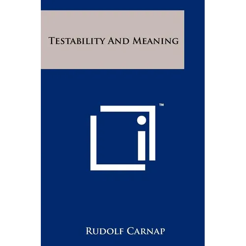 Testability And Meaning