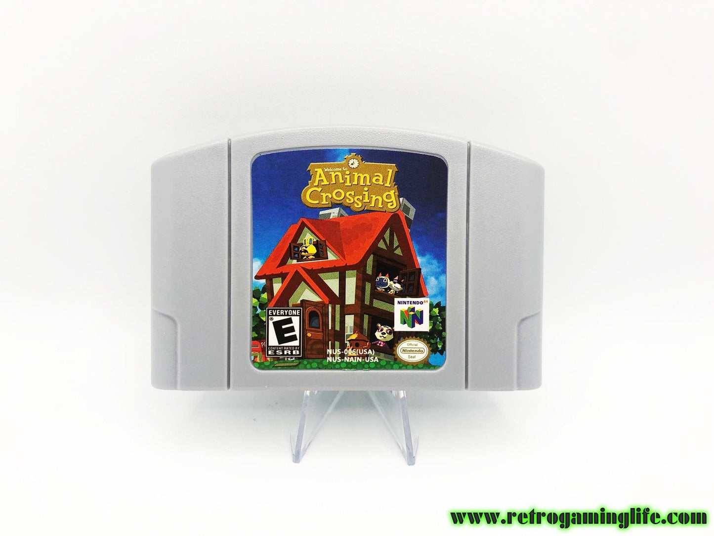 Animal Crossing Nintendo 64 Fully Translated English Game Cart