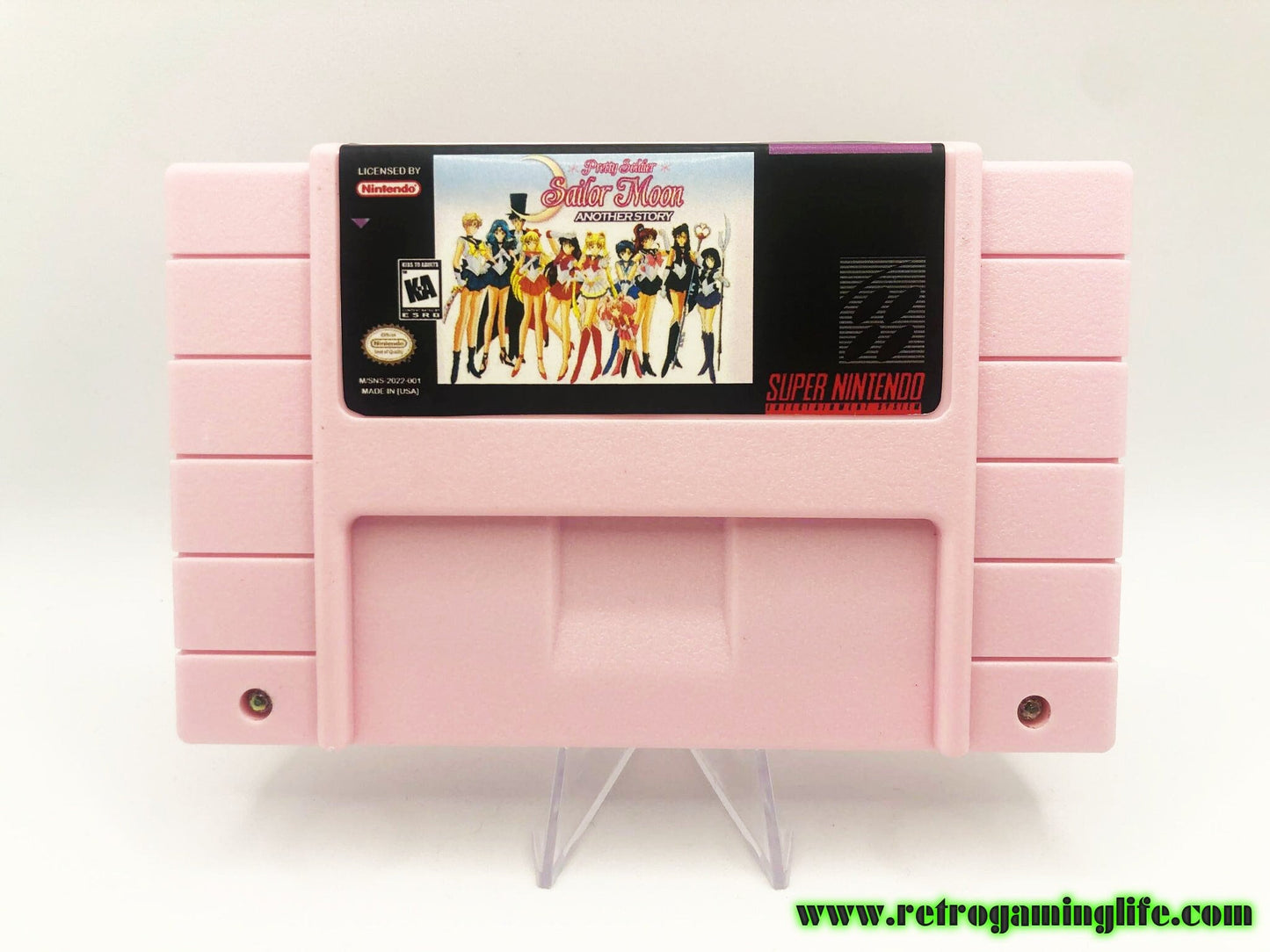 Pretty Soldier Sailor Moon Another Story RPG SNES Nintendo Game Cart