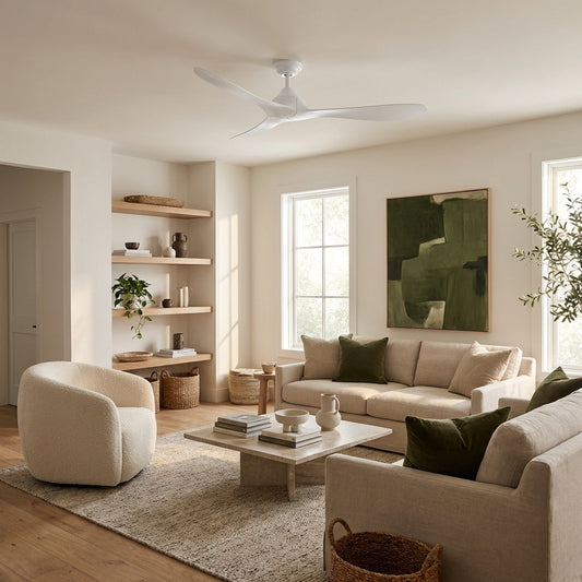 56" Eon Modern Reversible Ceiling Fan With Remote Control
