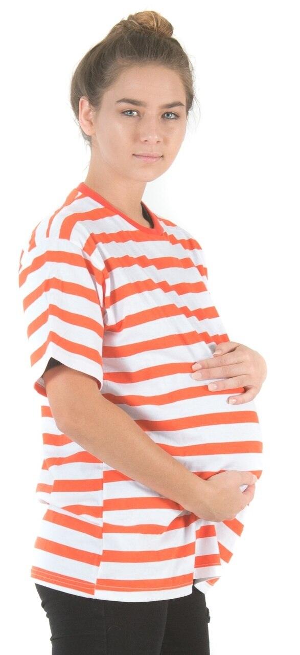 Juno Orange and White Pregnant Impersonation T-Shirt