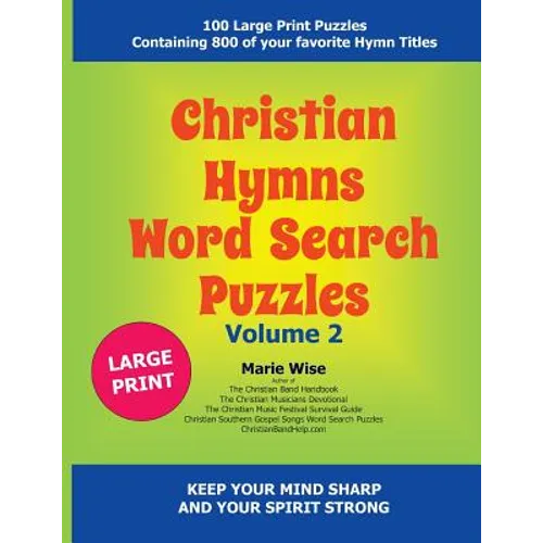 Christian Hymns Word Search Puzzles Volume 2
