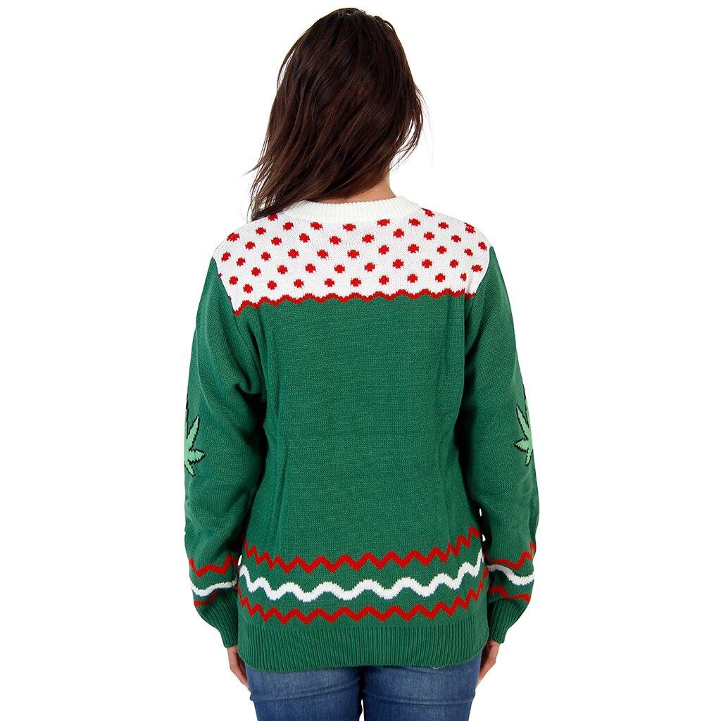 Let's Get Baked Blazed Gingerbread Ugly Christmas Xmas Sweater
