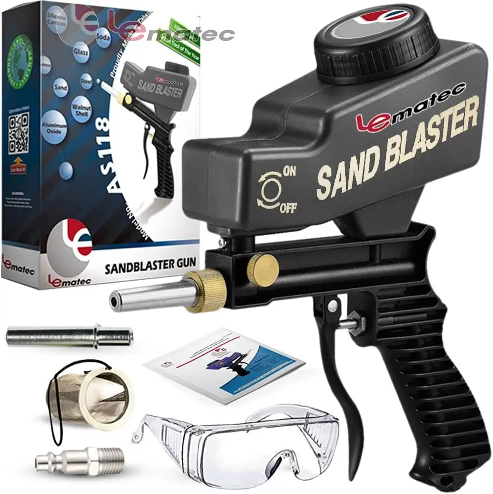 Professional Sandblaster Kit - 150 PSI Multi-Media with Control Valve