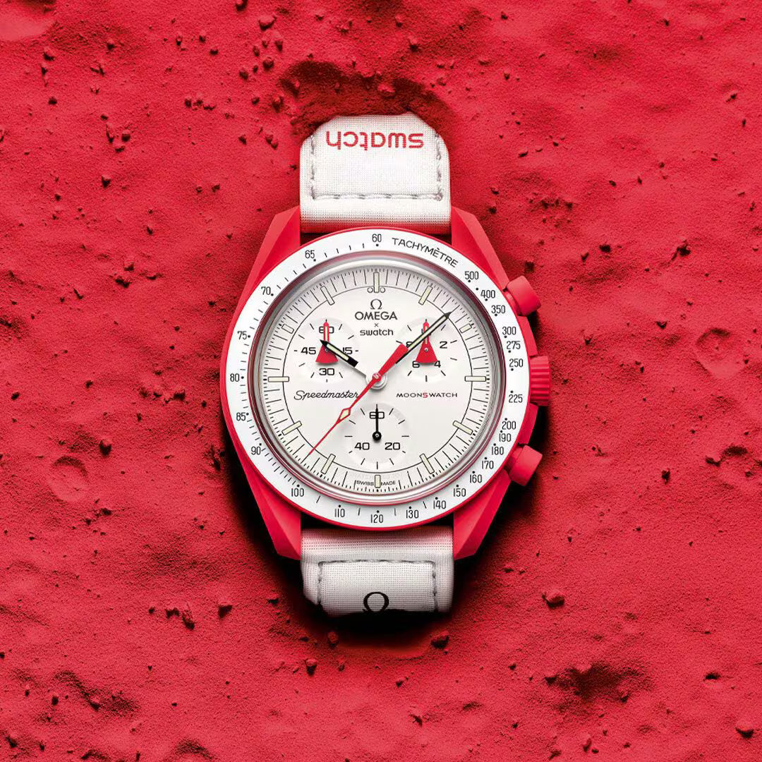 Omega x Swatch Bioceramic MoonSwatch Collection – All Colors Available – Mission to the Moon, Mars, Jupiter, Saturn, Venus, Mercury, Earth, Uranus, Neptune, Pluto & Sun