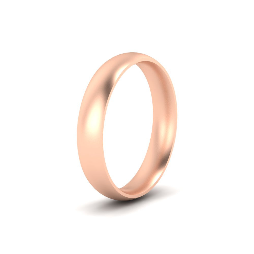 Minimalist 4mm Mens Wedding Band
