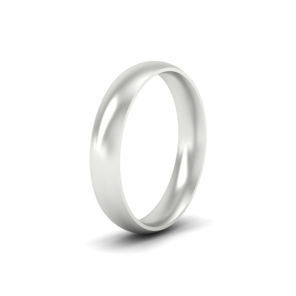 Minimalist 4mm Mens Wedding Band