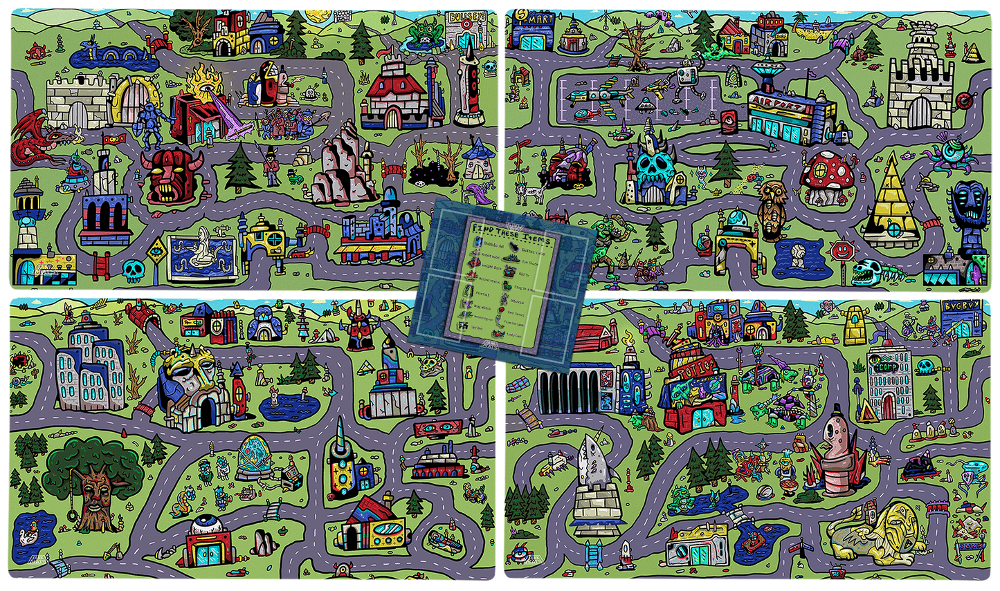 Command Your Game - My Town Playmat Bundle