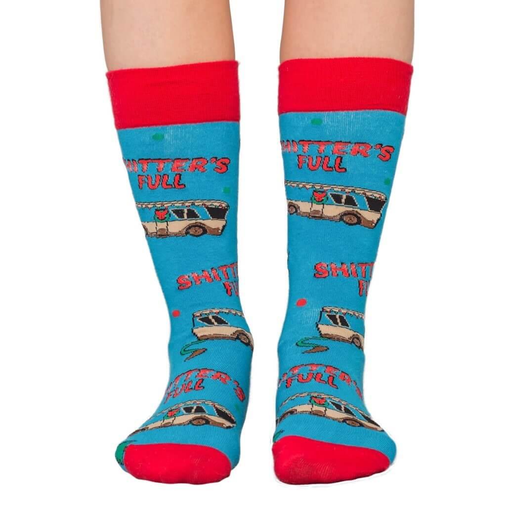 National Lampoon's Vacation Bathroom's All Full Ugly Christmas Socks