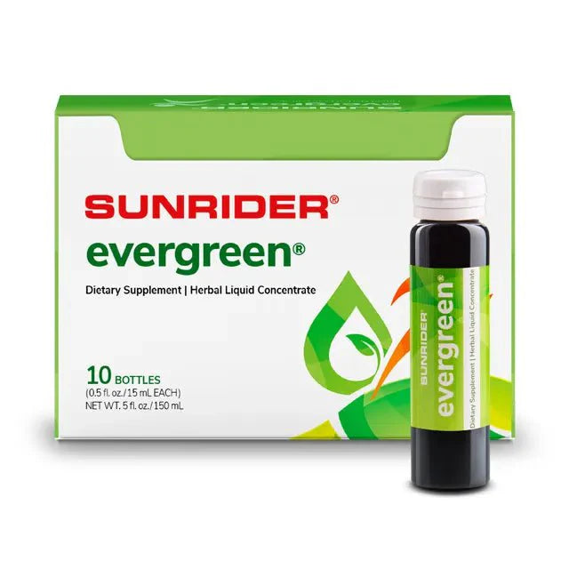 NOW AVAILABLE Evergreen | Liquid Chlorophyll Herbal Beverage by Sunrider