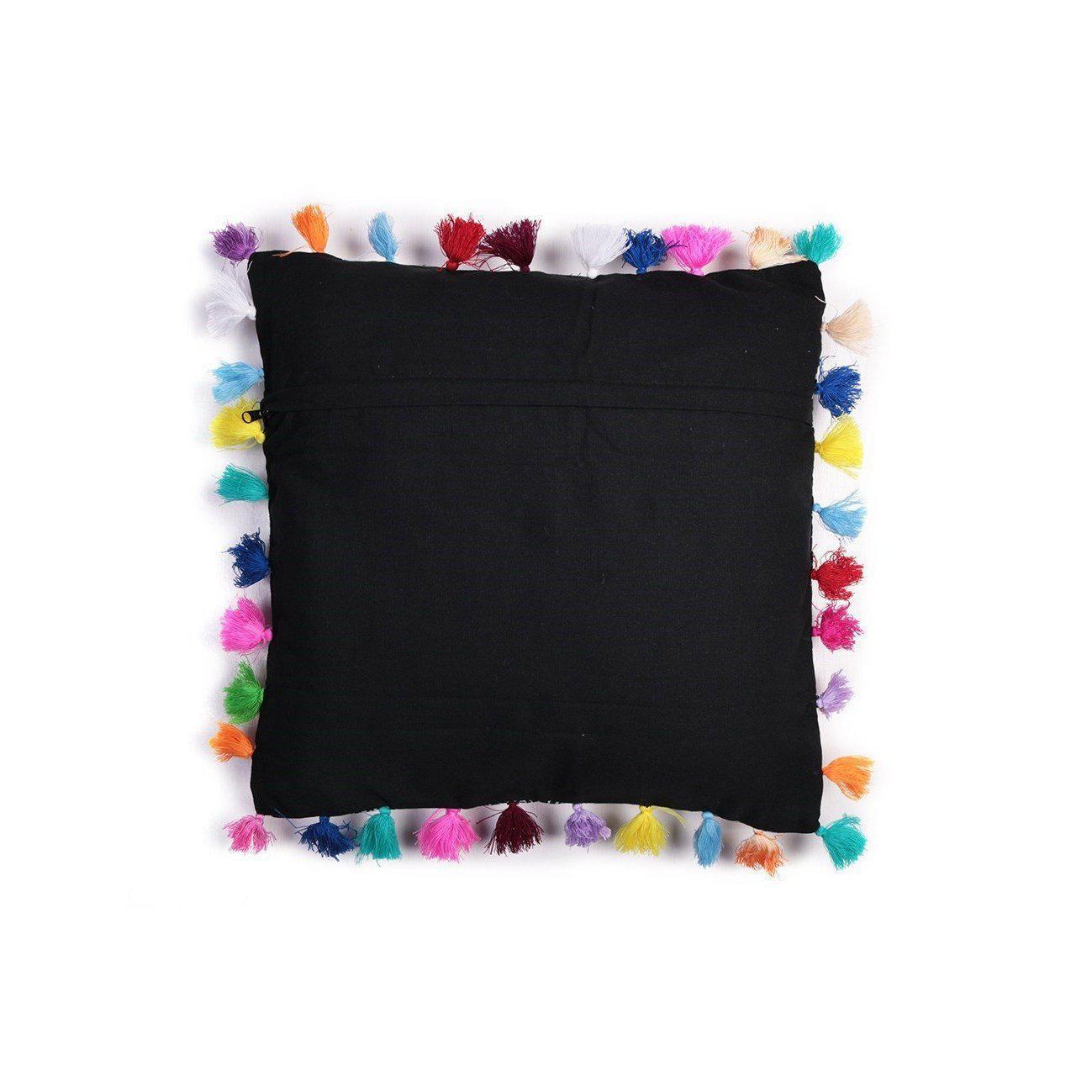 Oasis Multi Tassel Batik Pillow Cover - Thailand