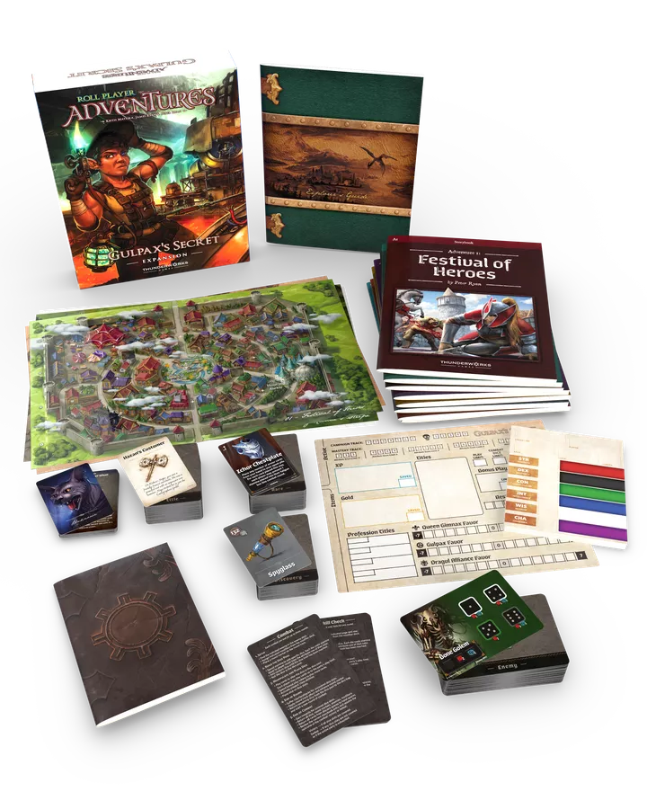 Roll Player Adventures: Gulpax's Secret Expansion - Board Game