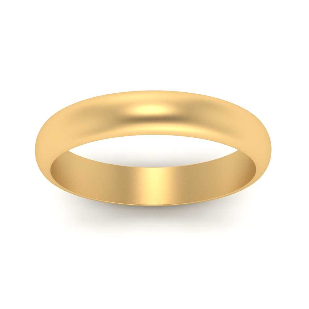 Low Dome 6mm Men Wedding Band