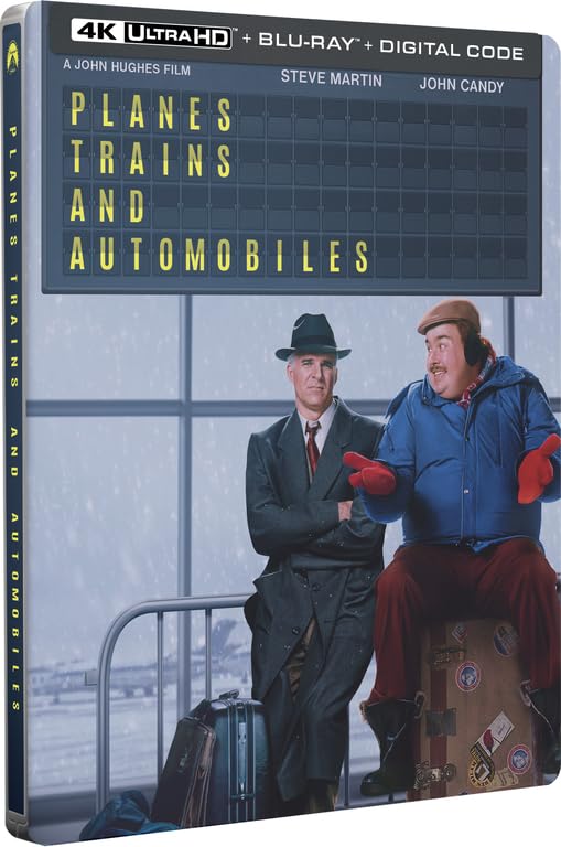 Planes, Trains & Automobiles - Limited Edition Steelbook (4K Ultra HD + Blu-ray + Digital Copy)