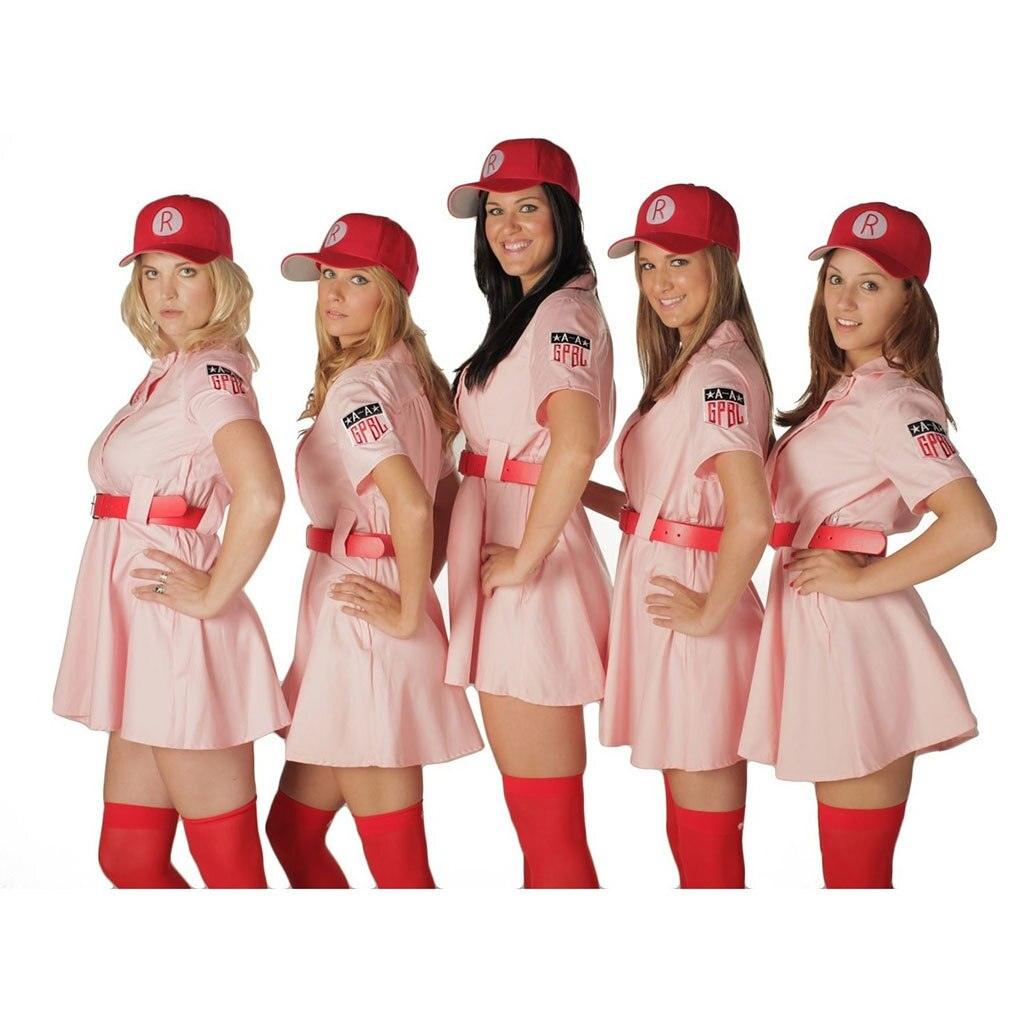 Rockford Peaches AAGPBL Baseball Halloween Costume Dress