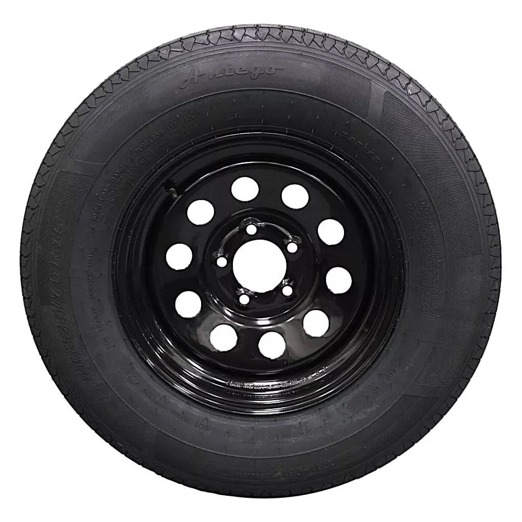 (Set of 2) Antego Tire and Wheel  225/75R15 Highway Terrain – 15.0-Inch Rim, 10-Ply-Ply Strength, Load 116.0, Speed M – Heavy-Duty Trailer Tire | A15604510096110ST22575R15-B2