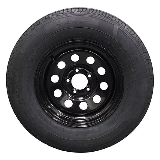 (Set of 2) Antego Tire and Wheel  225/75R15 Highway Terrain – 15.0-Inch Rim, 10-Ply-Ply Strength, Load 116.0, Speed M – Heavy-Duty Trailer Tire | A15604510096110ST22575R15-B2