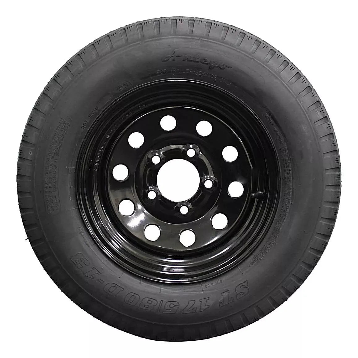 (Set of 2) Antego Tire & Wheel ST175/80D13 Trailer Tires and Rims – Boat, Utility, Cargo, Trailer Tire and Wheel Assemblies | A130454500096206ST17580D13-B2
