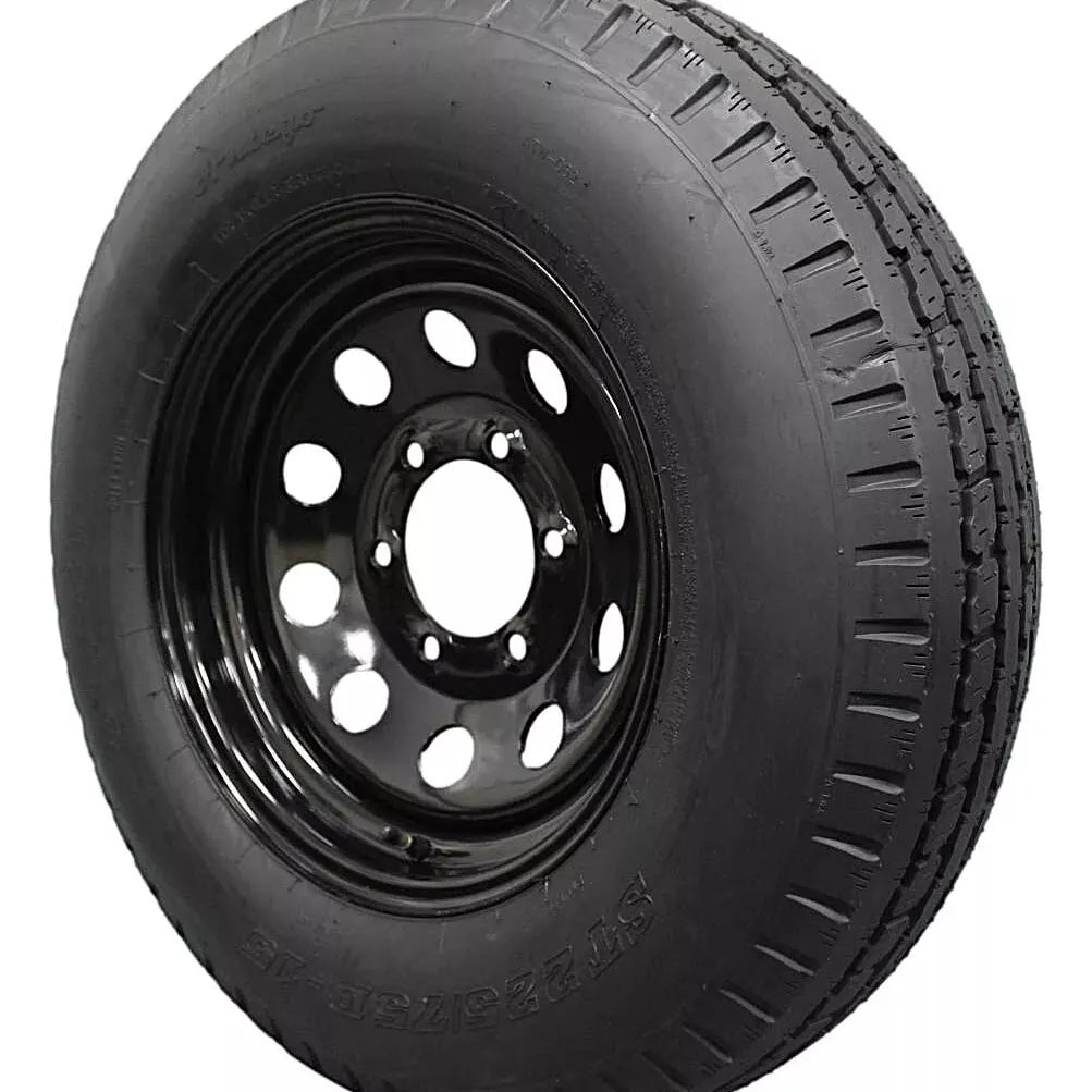 (Single Assembly) Antego Tire and Wheel  225/75D15 Highway Terrain Assembly – Optimized for High Load Performance, 15.0-Inch Rim, Load 113.0, Speed M | A15604520096208ST22575D15