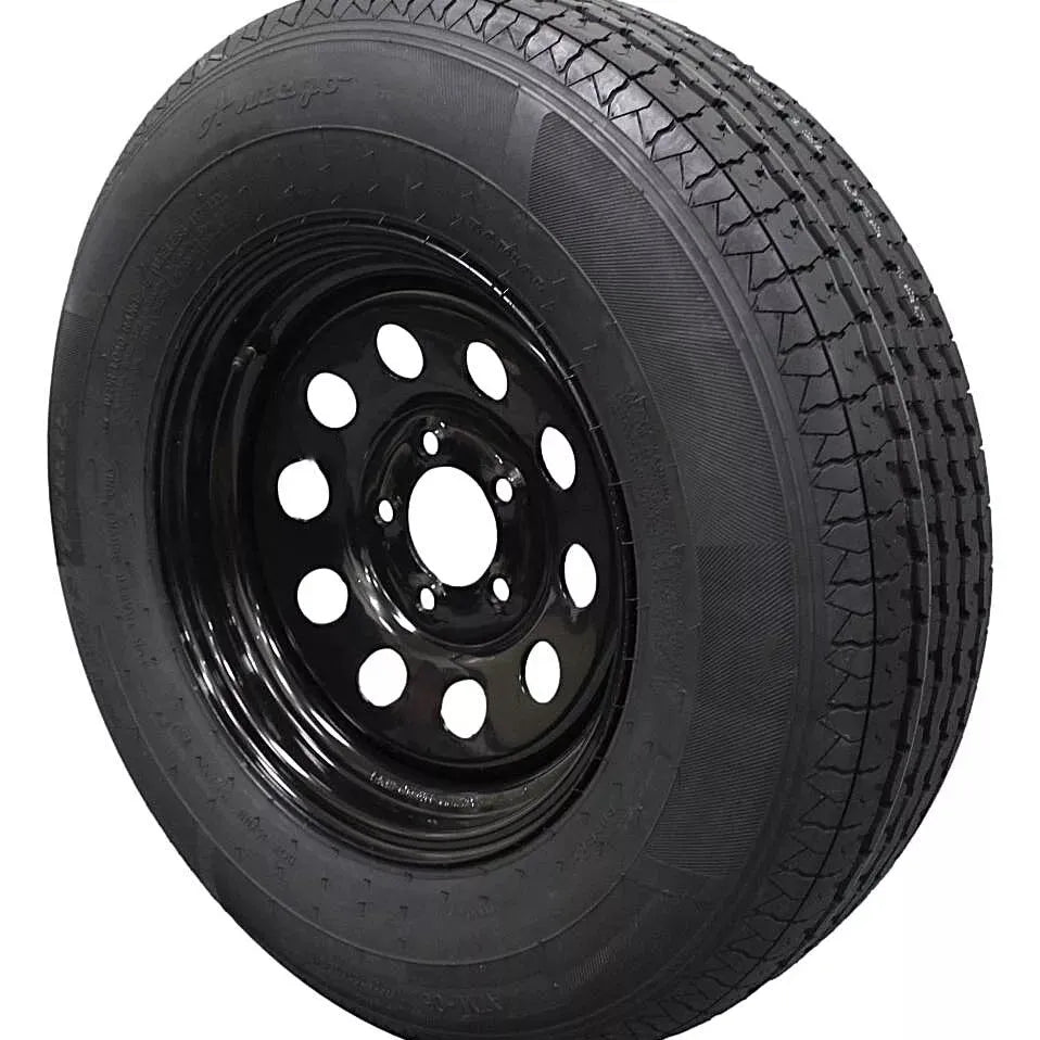 (Set of 2) Antego Tire and Wheel  225/75R15 Highway Terrain – 15.0-Inch Rim, 10-Ply-Ply Strength, Load 116.0, Speed M – Heavy-Duty Trailer Tire | A15604510096110ST22575R15-B2