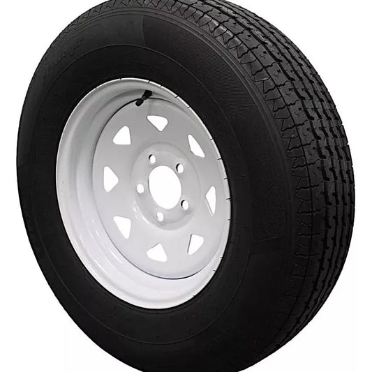 (Single Assembly) Antego Tire and Wheel Heavy-Duty 225/75R15 Highway Terrain – 10-Ply-Ply, 15.0-Inch Wheel, Designed for Secure & Stable Towing | A15604500116110ST22575R15