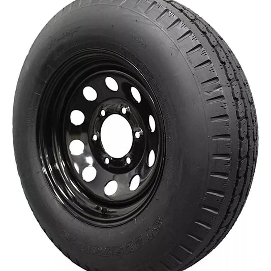 (Set of 4) Antego Tire and Wheel 225/75D15 Trailer Tire – Reinforced 8-Ply-Ply Design, 15.0-Inch Rim – Built for Long-Distance Hauling & Stability | A15604520096208ST22575D15-B4