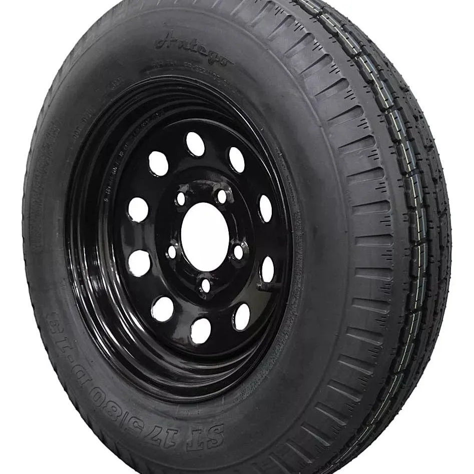 (Set of 2) Antego Tire & Wheel ST175/80D13 Trailer Tires and Rims – Boat, Utility, Cargo, Trailer Tire and Wheel Assemblies | A130454500096206ST17580D13-B2