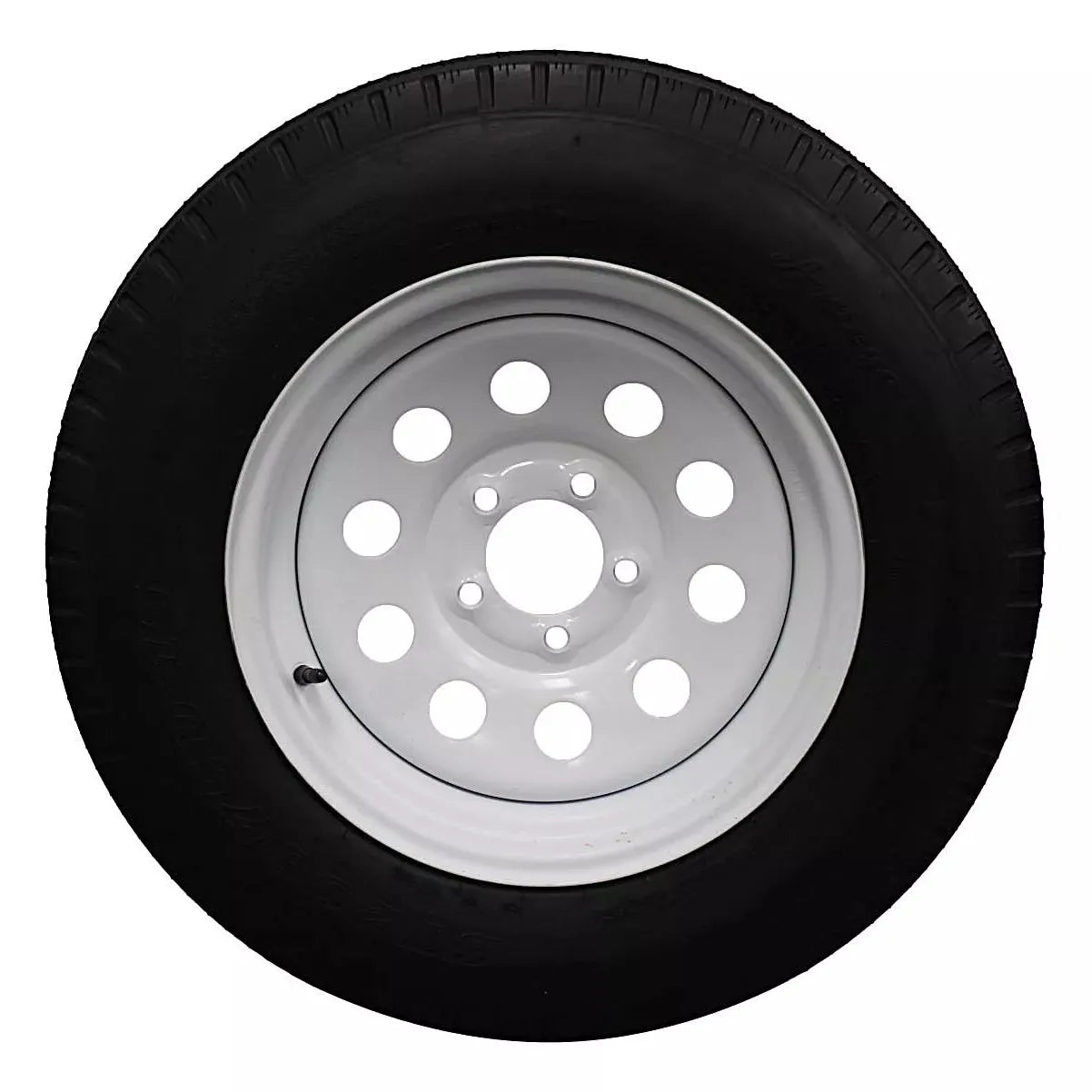 (Single Assembly) Antego Tire and Wheel 205/75D15 Highway Terrain Trailer Tire & Wheel – 15.0-Inch Pre-Mounted Rim, 6-Ply-Ply Build, Perfect for Utility & Cargo Use | A15604510116206ST20575D15
