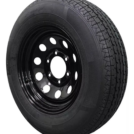 (Set of 4) Antego Tire and Wheel 205/75R15 Trailer Tire – Reinforced 8-Ply-Ply Design, 15.0-Inch Rim – Built for Long-Distance Hauling & Stability | A15604520096108ST20575R15-B4