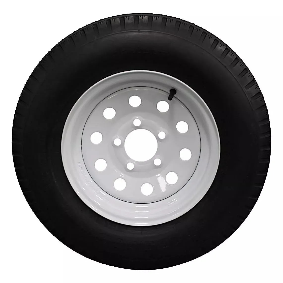 (Set of 2) Antego Tire and Wheel 185/80D13 Highway Terrain Trailer Tire & Wheel – 13.0-Inch Pre-Mounted Rim, 8-Ply-Ply Build, Perfect for Utility & Cargo Use | A130454500116206ST18580D13-B2