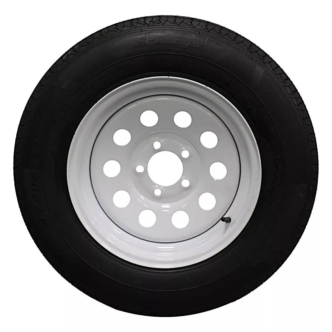 (Set of 2) Antego Tire and Wheel  205/75R15 Highway Terrain – 15.0-Inch Rim, 6-Ply-Ply Strength, Load 101.0, Speed M – Heavy-Duty Trailer Tire | A15604510116108ST20575R15-B2