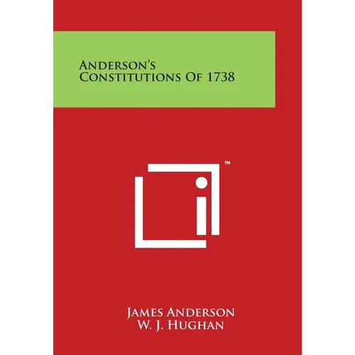 Anderson's Constitutions of 1738