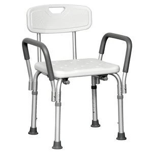 Shower Chair w/Back & Arms