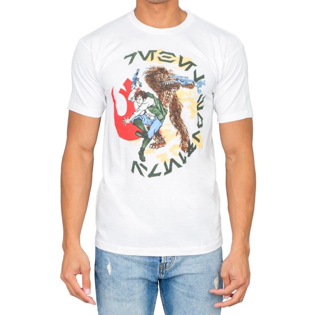 Star Wars Japan Chewey Chewbacca Fighting T-Shirt