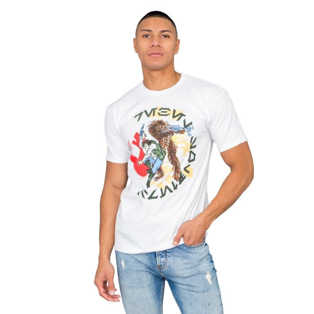 Star Wars Japan Chewey Chewbacca Fighting T-Shirt