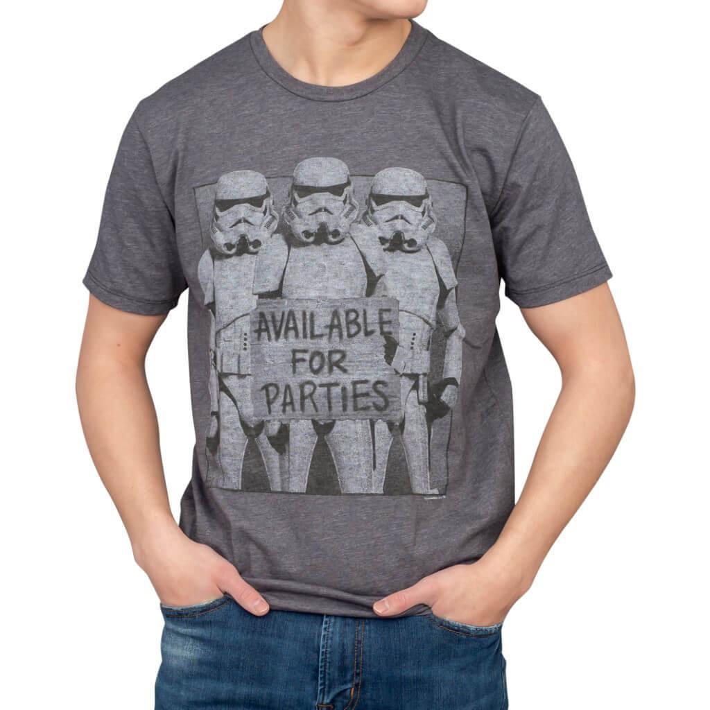 Star Wars Stormtroopers Available for Parties Vintage Inspired T-Shirt