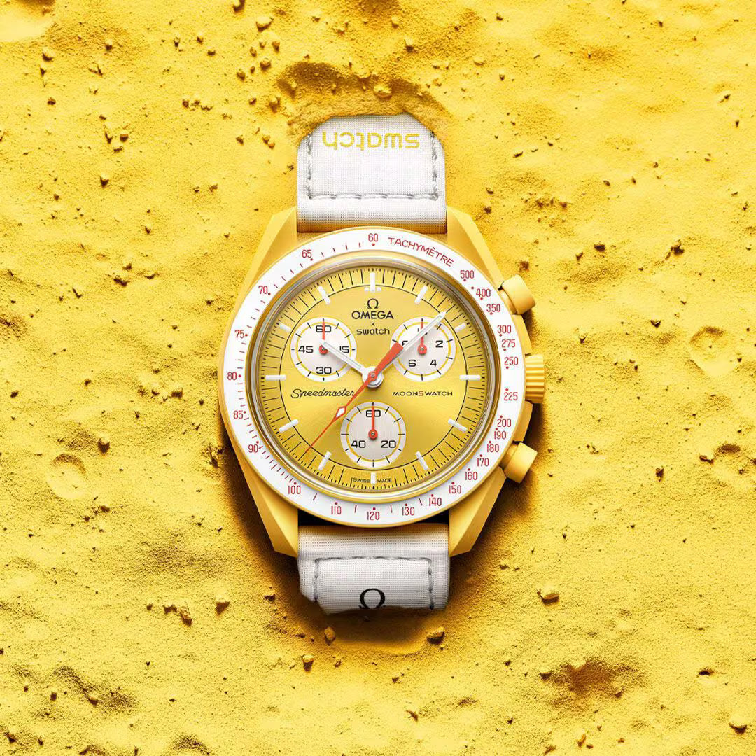 Omega x Swatch Bioceramic MoonSwatch Collection – All Colors Available – Mission to the Moon, Mars, Jupiter, Saturn, Venus, Mercury, Earth, Uranus, Neptune, Pluto & Sun