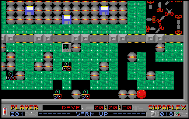 Supaplex Repro Floppy PC Game