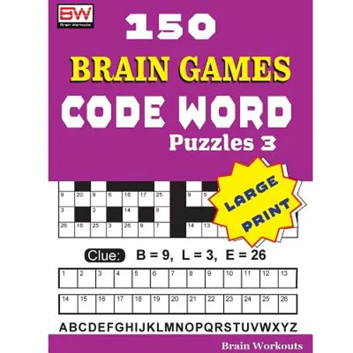 150 Brain Games - CODE WORD Puzzles 3
