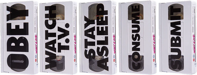 Vice Press: They Live VHS (We Sleep White Tape Slip Case Edition) Limited Edition /500