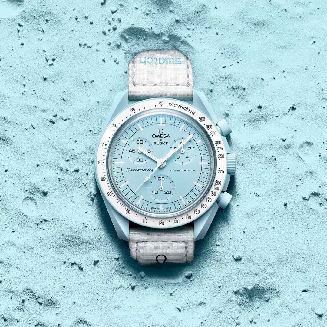 Omega x Swatch Bioceramic MoonSwatch Collection – All Colors Available – Mission to the Moon, Mars, Jupiter, Saturn, Venus, Mercury, Earth, Uranus, Neptune, Pluto & Sun