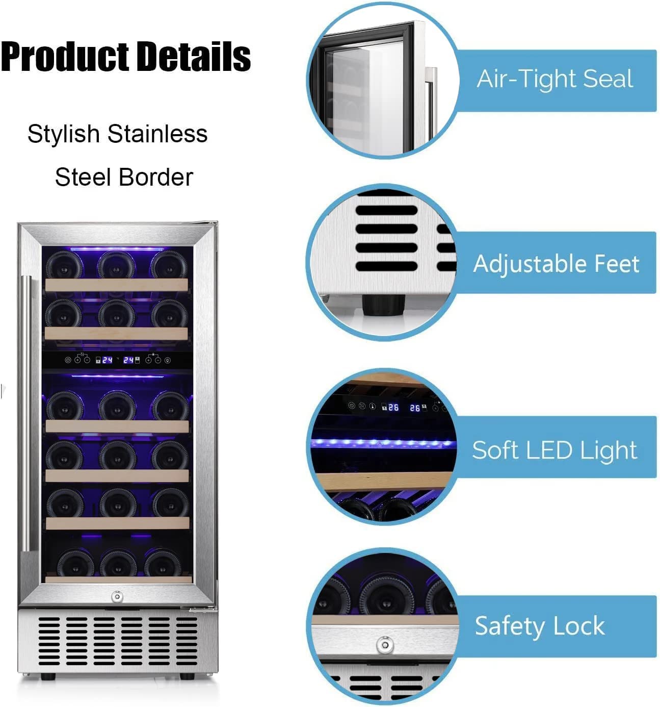 15 Inch  Beverage Refrigerator W5185B