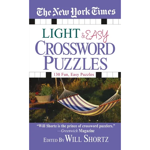 The New York Times Light and Easy Crossword Puzzles: 130 Fun, Easy Puzzles - Mass Market Paperbound