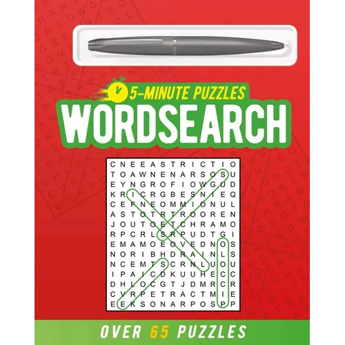 5-Minute Wordsearch (Includes Ball-Point Pen): Over 65 Puzzles